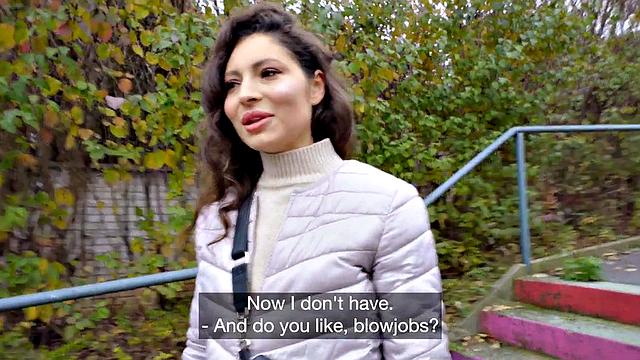 Real cutie bends for fuck