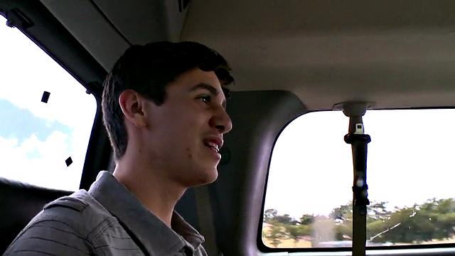 Picked up straight guy cums on gay