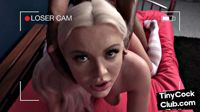 SPH Brit babe IR fucked in front of small cock boyfriend