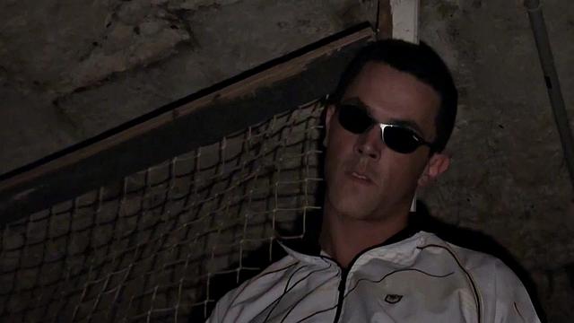 Amateur bondage stud fucked in basement by BF