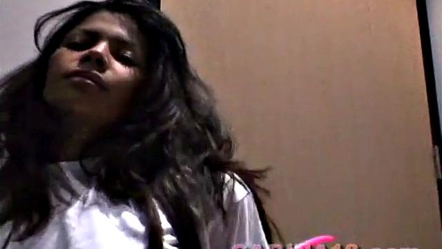 Carina 18 shown natural tits and pussy POV in comfort room