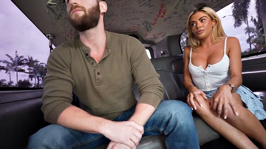 Str8 pulled jock fucks cum-loving guy in public outdoor van