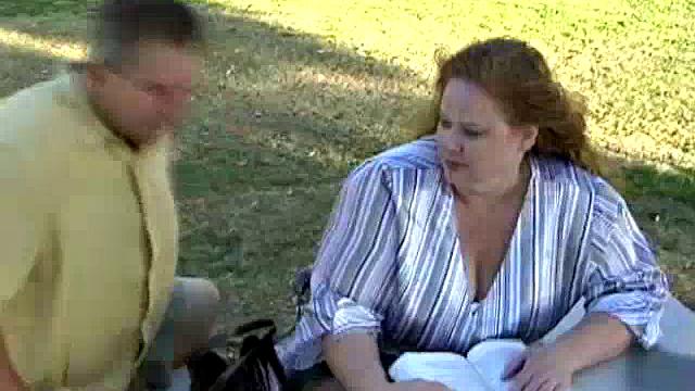 Sexy Mature BBW at the Park