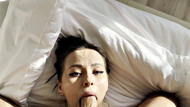 Juicy Julia blowjob and fucked