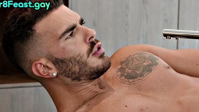 Str8 nympho dude fucked hard anally by big cock