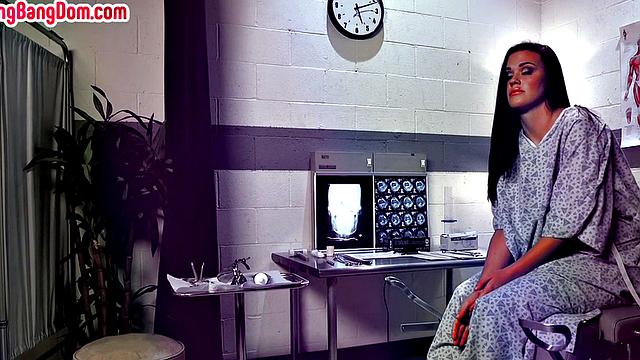 Patient gangbanged handling cocks