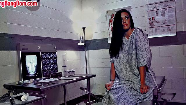 Patient gangbanged handling cocks