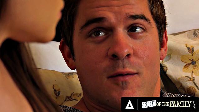 OUT OF THE FAMILY - Naughty Girl Cheats On Her Boyfriend With Stepbro To Get More Experiences