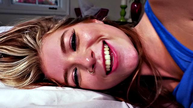 Couple's First Time Anal: Vibrator, Long Socks, and a Sexy Tattoo