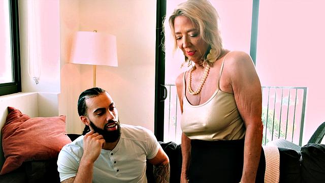 69-year-old Lacey's first porn with a 27-year-old