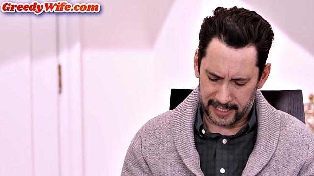 Busty MILF cocksucking lover