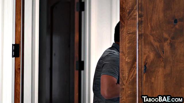 Stunning ebony babe drilled by lover