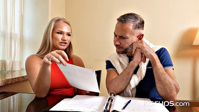 Harley King takes on a hard pounding and begs for more