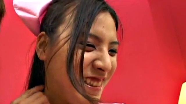 Asian teen gets rough after toying