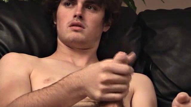 Vince is a hot 20 year old with about 7 inches of uncut cock, and a pretty face. He's totally into jacking off for Auntie Bob's camera, but nothing more. This boy is totally straight, so it was hands, and lips, off for Auntie Bob.