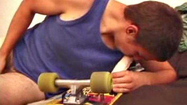 Mica Jerks Off With Toy