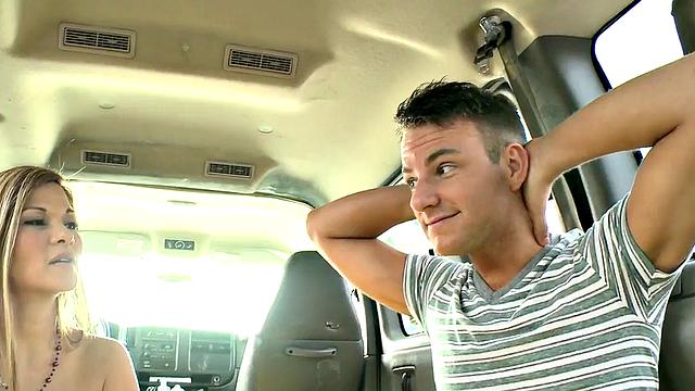 Shy dude pounded hard in bus after casting couch audition