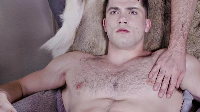 Buff bot sucked before barebacking erotic couple