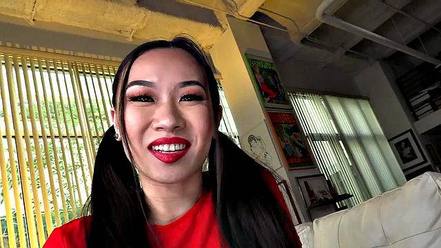 Asian petite stranger POV