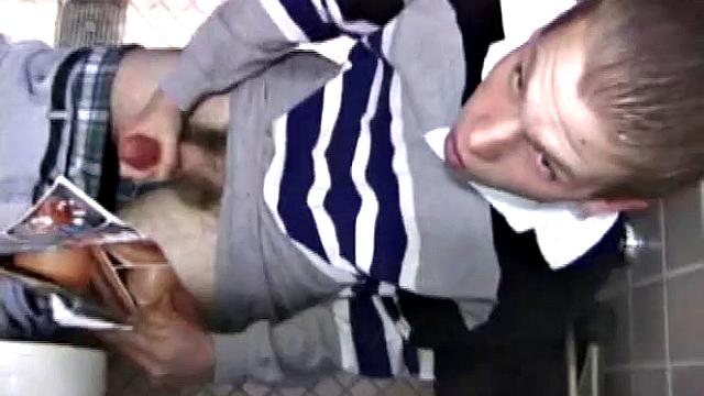 Christian Masturbates In Toilet