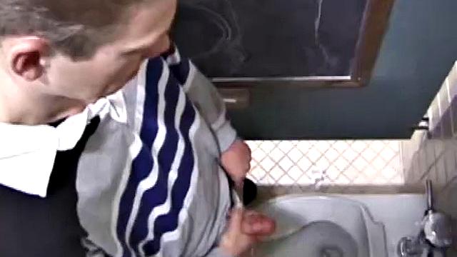 Christian Masturbates In Toilet