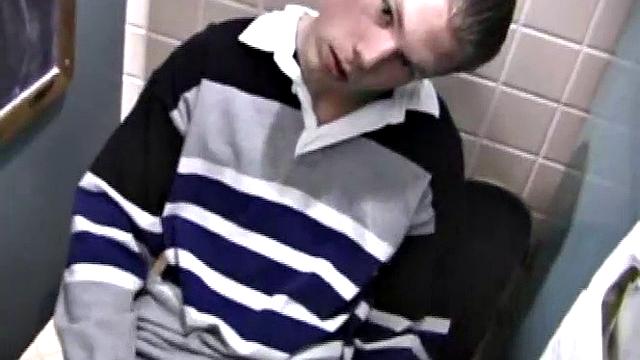 Christian Masturbates In Toilet