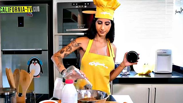 Naughty influencers spotted without panties and breasts out at the market!