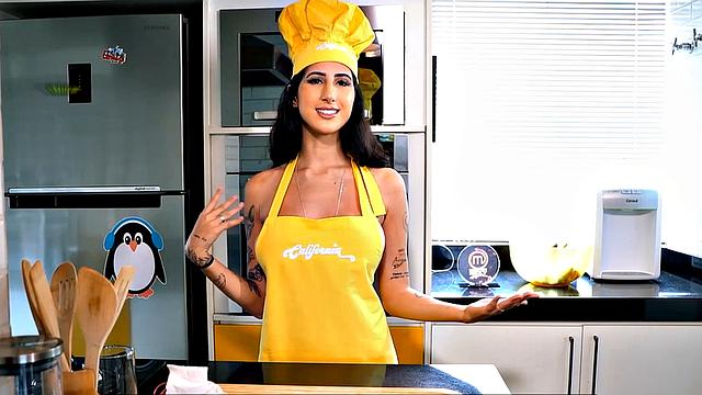 Naughty influencers spotted without panties and breasts out at the market!