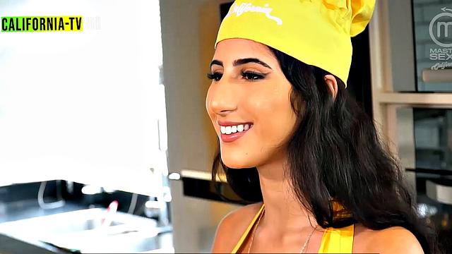 Naughty influencers spotted without panties and breasts out at the market!