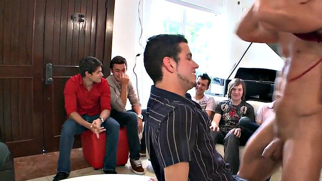 Amateur party cocksucking stripper