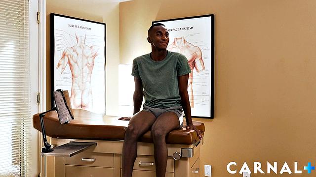 Fucking my black petite patient's tight ass