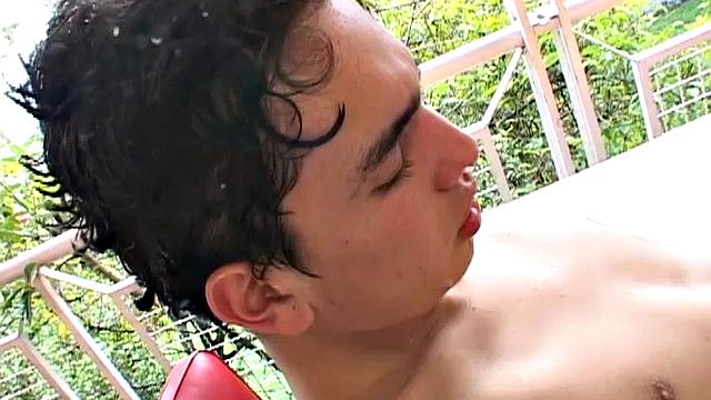 We join four skinny Latin twinks hanging out on a large patio, and each wants a taste of the other. The clothes start coming off, and big uncut dicks find warm moist lips.