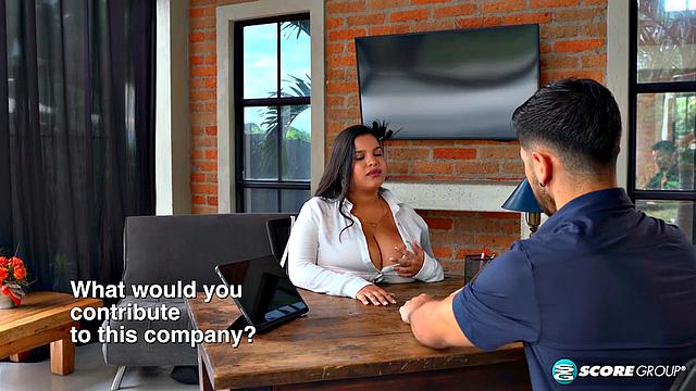 Nathalia Correa Takes Over XLGirls Office