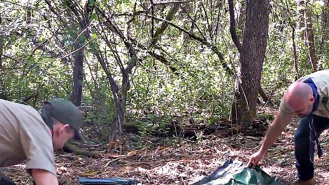 Bottom twink barebacked by scout