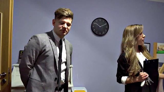 Cockhungry babes get their pussies banged by hotel manager
