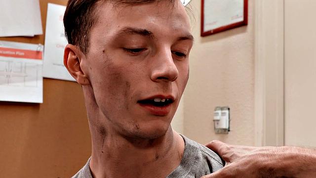 Athletic jock bareback fucks asshole after BJ