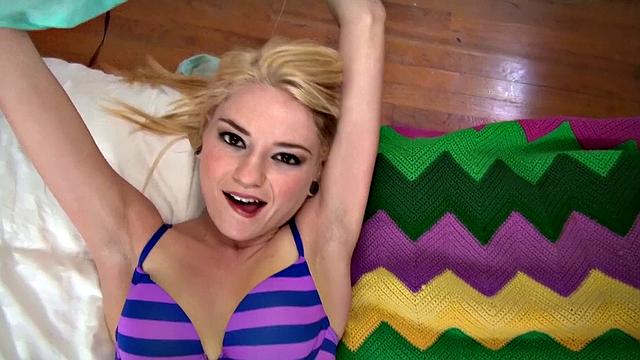 Chloe Stuffs with Monster Cock Toys