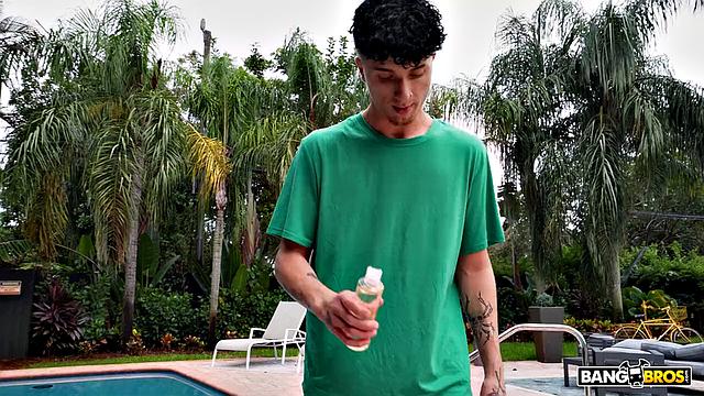 Poolside with Stepmom