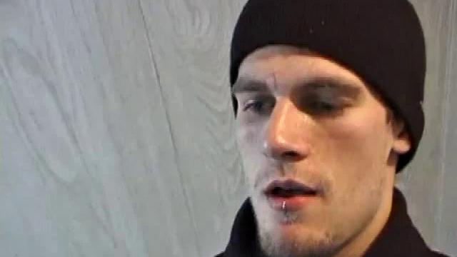 Fresh from hanging with some female schoolmates, Jonathan's hormones are raging and he doesn't waste any time pulling out his cock. He plays a porn video and starts stroking a boner.