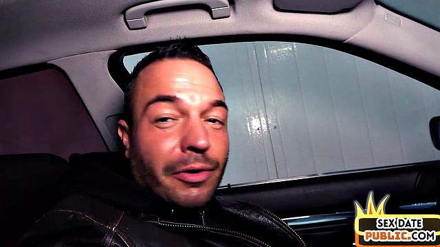 Real German amateur fucked in public by her sex date