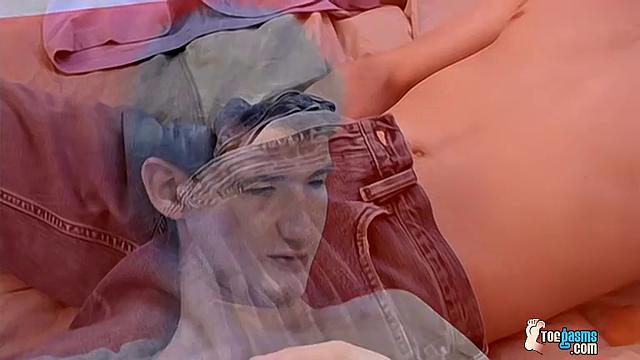 Nate handles his thick cock like a pro and makes sure no drop goes to waste