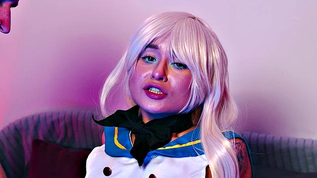 Petite Anime Skye Young Goes Crazy For A Big Cock