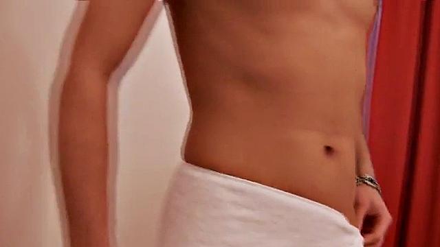 Femdoms CFNM masseuses pegging in 3some with vibrator