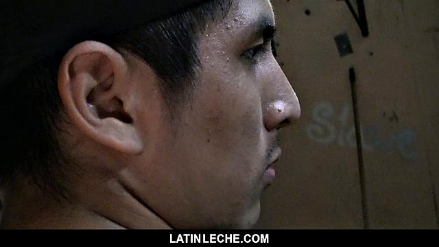 Hardworking nephew seduced by the landlord's offer and takes raw cock to avoid another day sweating on the job