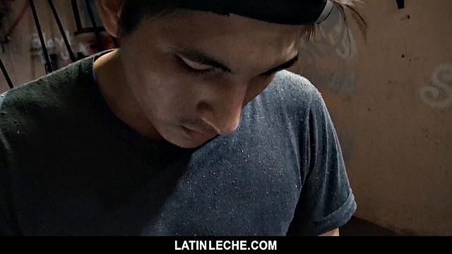 Hardworking nephew seduced by the landlord's offer and takes raw cock to avoid another day sweating on the job