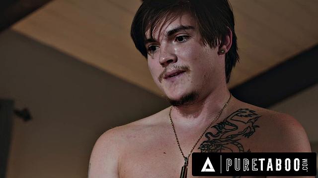 PURE TABOO Pervy College Stepbro Catches Hot Stepsis Charlotte Sins Camming & FUCKS HER!