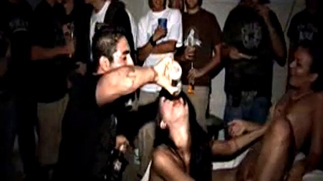 Lesbo college babes lick pussy