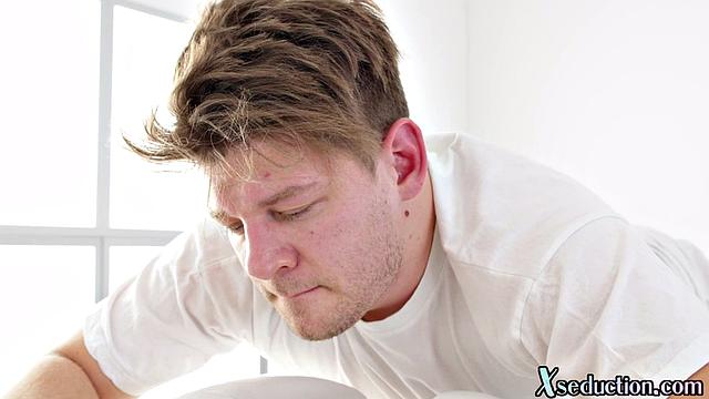 Ebony masseuse sucking off her client