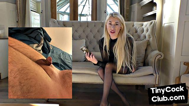 SPH femdoms watch loser wank in office