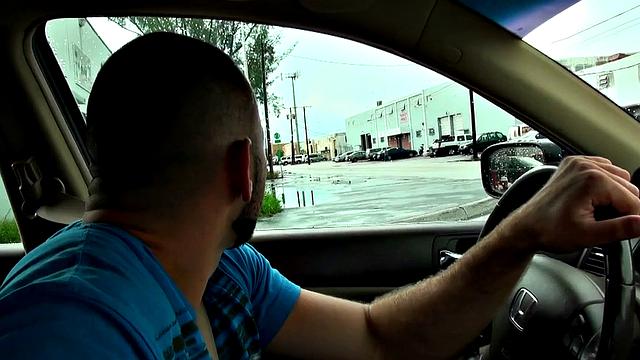 Watch this tattooed brunette get her bald pussy fucked hard in reverse cowgirl and handjob action